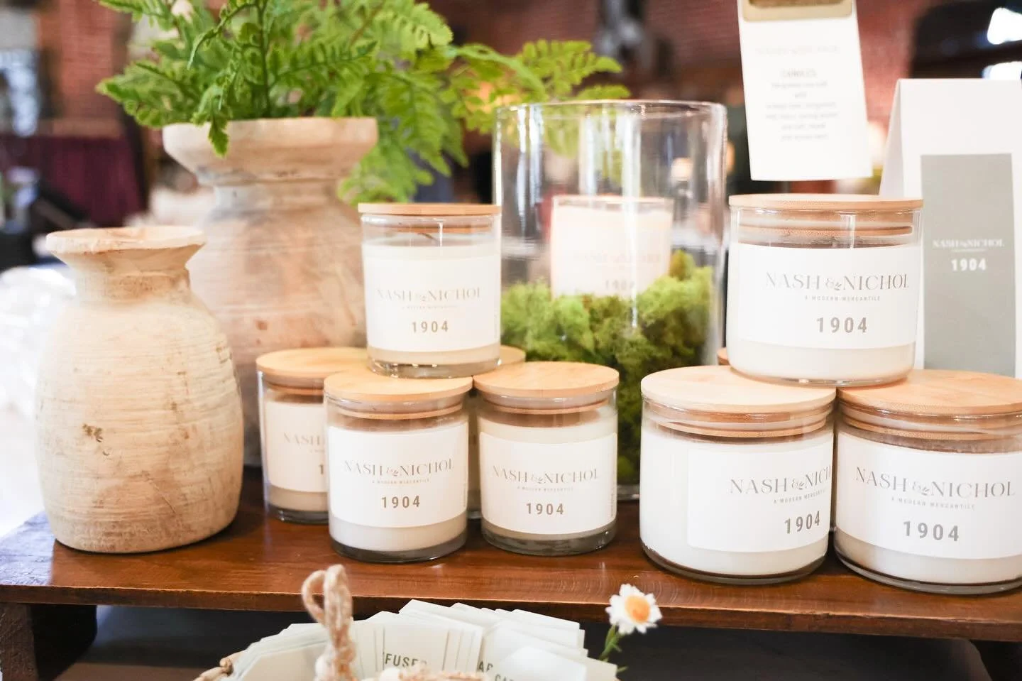 BACK IN STOCK!! Our popular signature candle, the &ldquo;1904&rdquo;, is finally back in stock! We are so thankful to our local partner @kinfolkcandle for working tirelessly to make sure we can continue to stock our favorite scent. 

The store smells