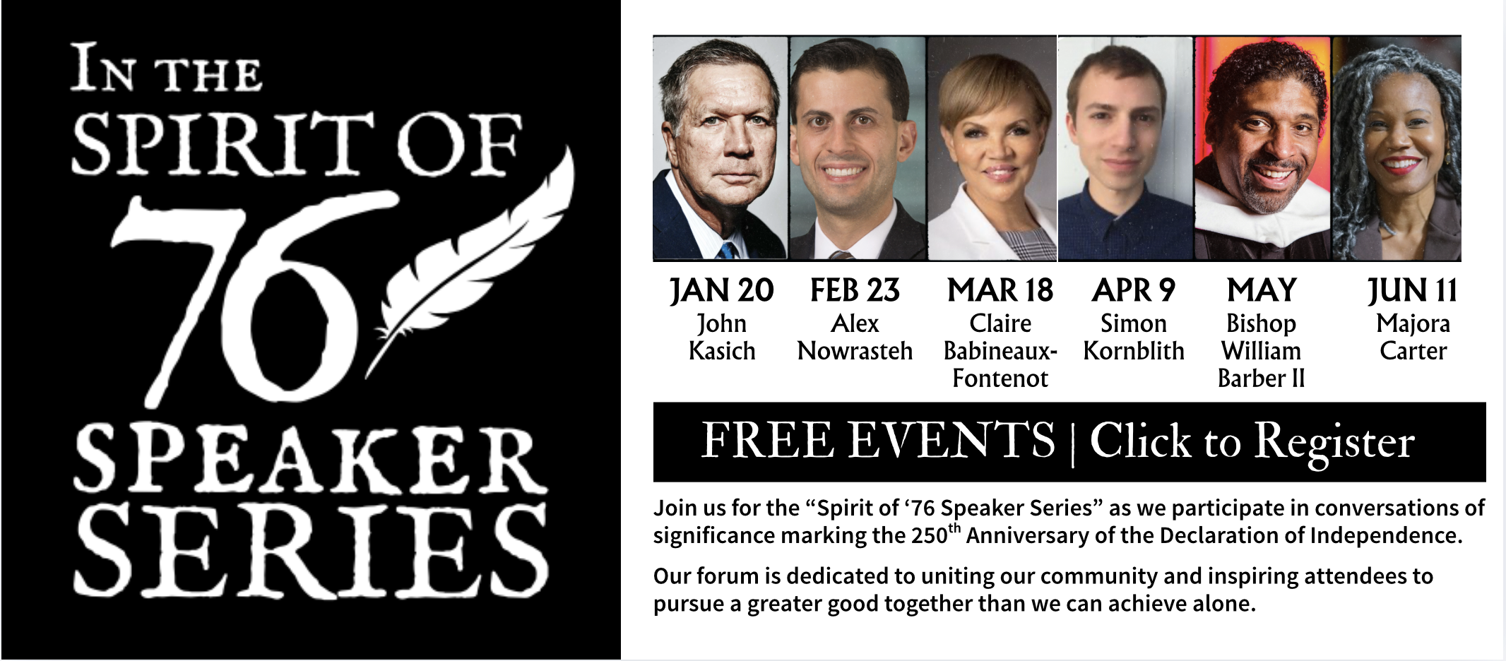 in the spirit of 76 banner