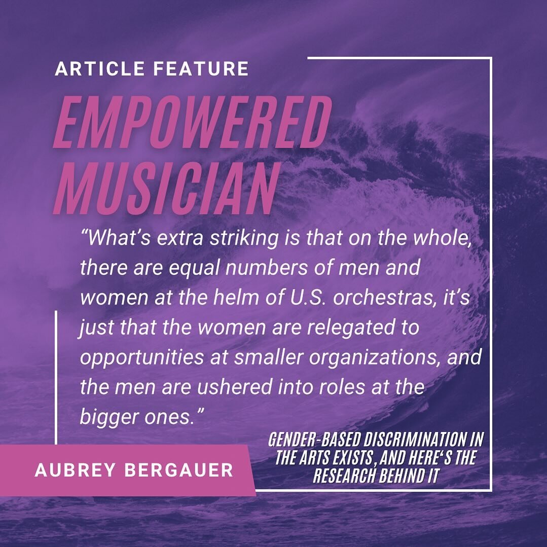 Audrey&rsquo;s article is a great view into the misogynistic practices still being upheld by the classical music industry. Get informed about these systemic issues and empower yourself to create change!