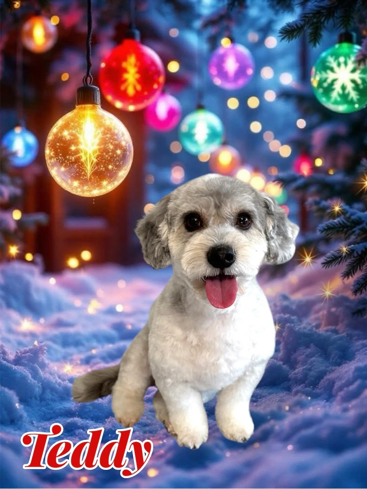 It&rsquo;s time for holiday photos with Shawna the Groomer! 🎄✨
Bringing light, love, and a little sparkle to every pet&rsquo;s spa day. 💜 🐾