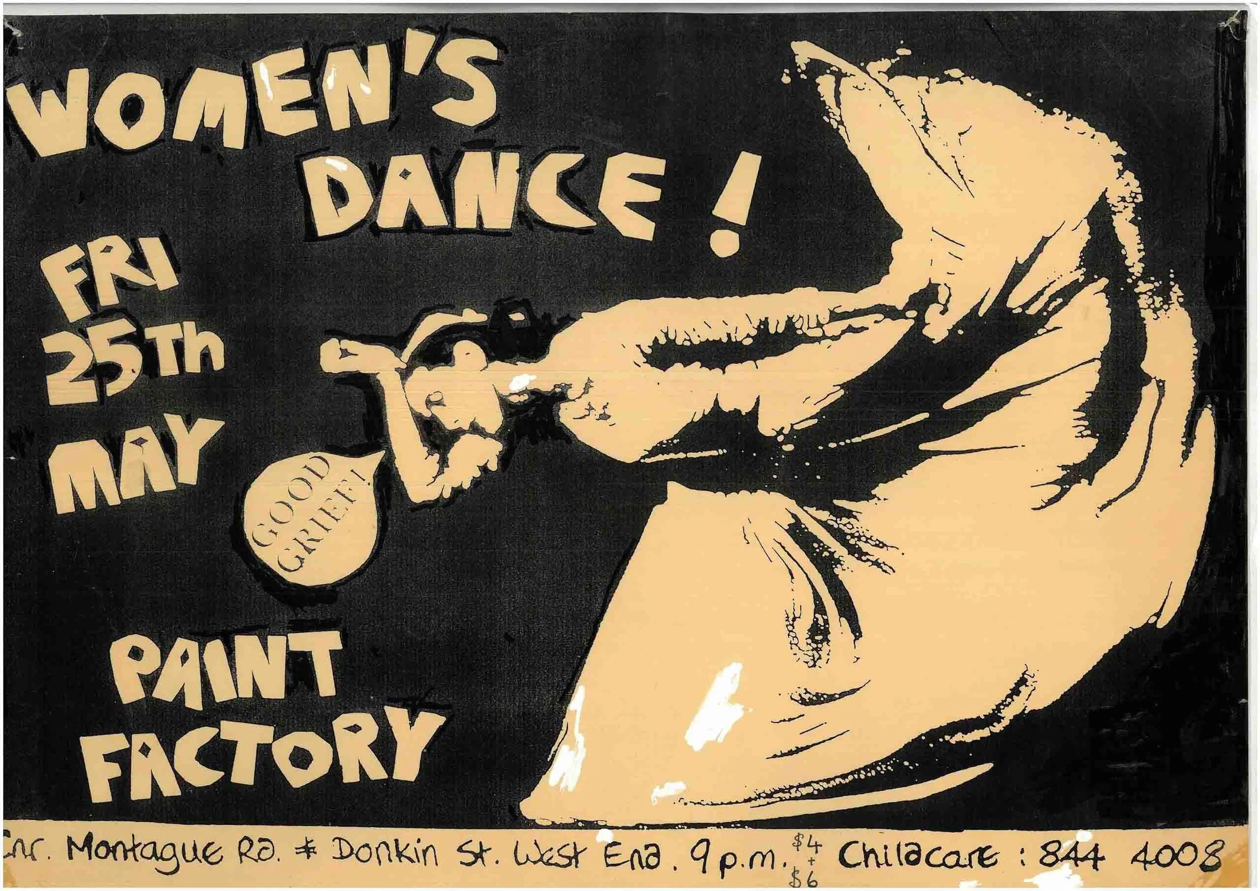 1990s Women's Dance Fri 25th May at Paint Factory, West End A3.jpg
