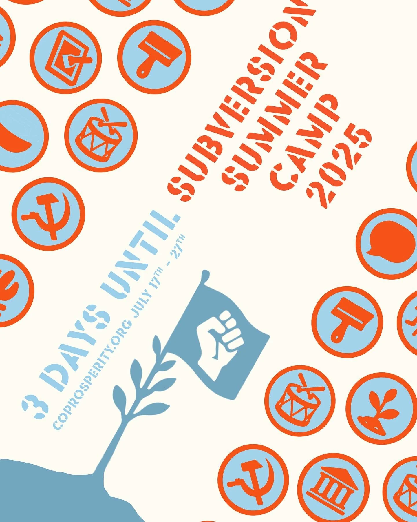 3 DAYS LEFT until SubVersion Summer Camp! ✨🏕️

Programming begins this Thursday! You can find our full schedule at the link in our bio.

Want to support subVersion Summer Camp but can&rsquo;t attend? And/or want to help us tear down the pig system? 