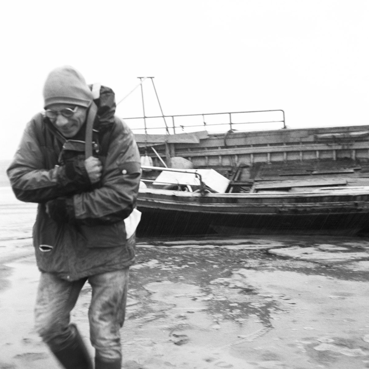 Running from the rain