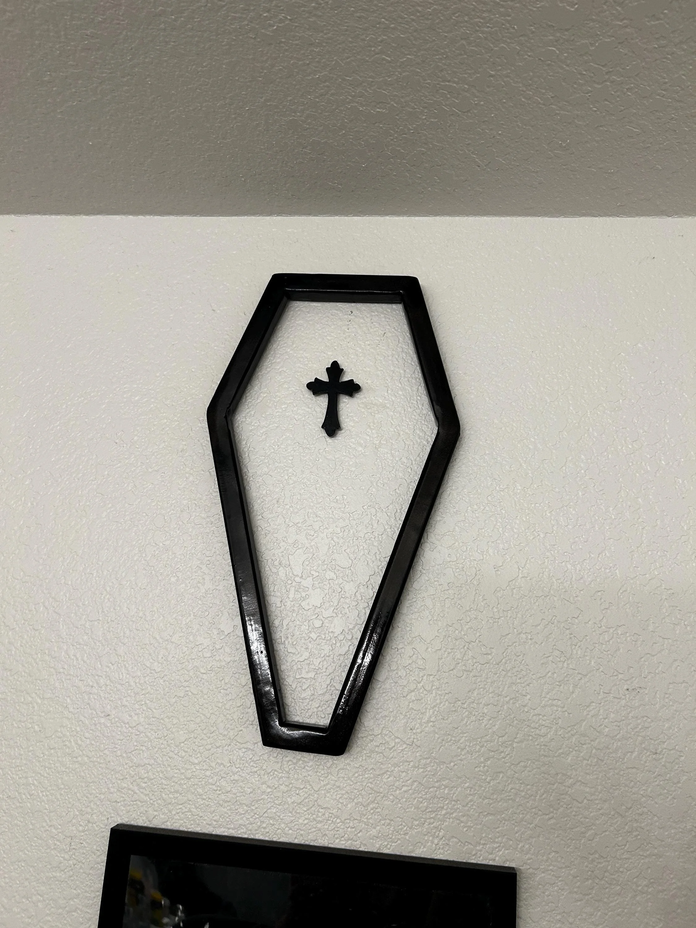 Iron Coffin Wall Decoration