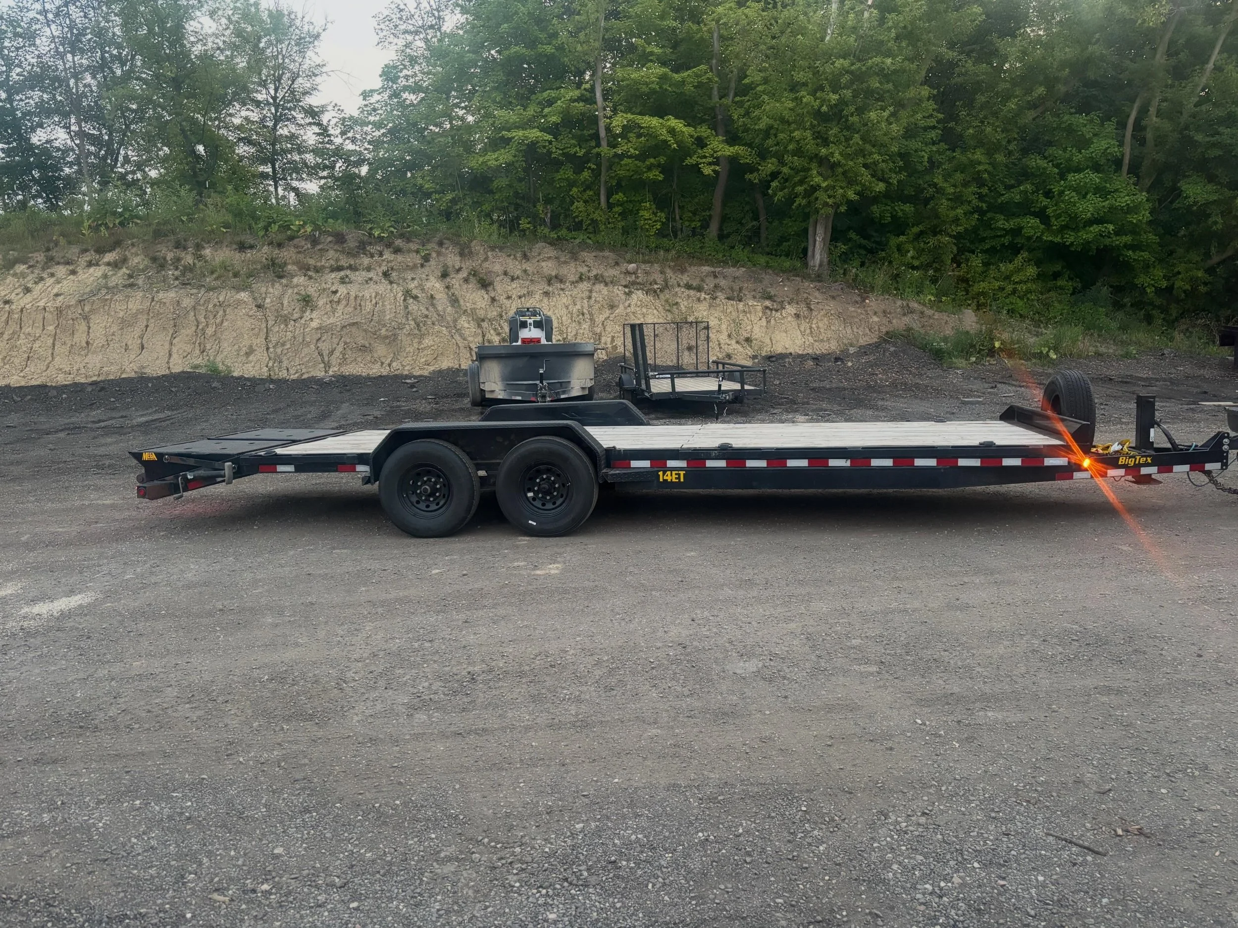 24-foot Big Tex flatbed trailer