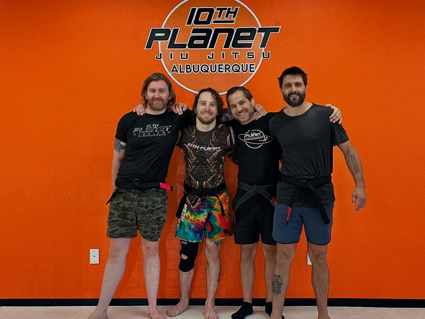 I had the honor of handing out my first batch of black belts today! Couldn&rsquo;t be happier to give them to three guys who have been a part of 10th Planet Albuquerque since the beginning; congrats @10pleflerg @gorgus_randyflamethower and @carloscon