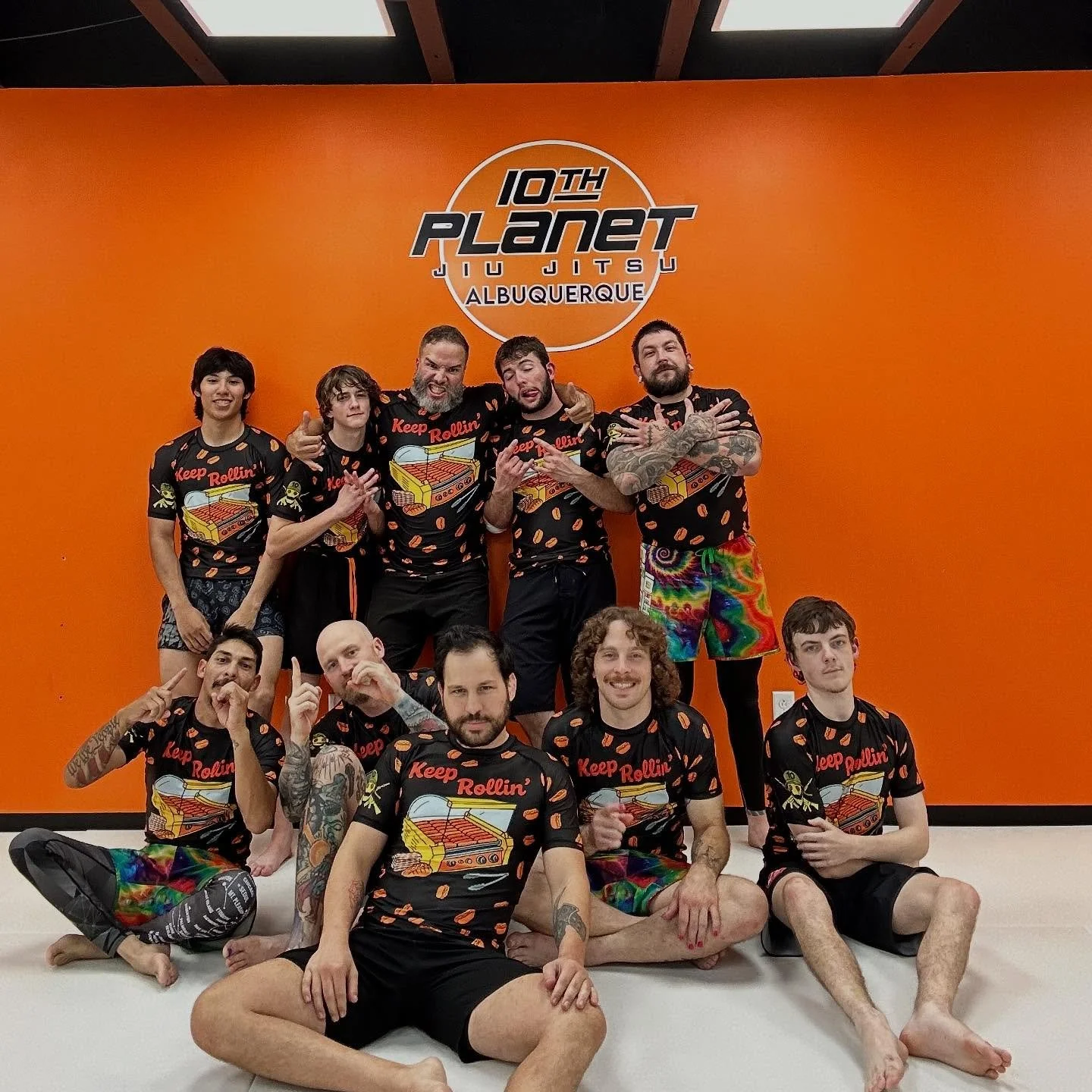 GLIZZY GAAAAAAAAANG 🌭🌭🌭🌭🌭🌭🌭🌭🌭

Nate and Donnie had a beautiful vision and @monsdesigns brought it to life wonderfully. 

We&rsquo;ve got limited stock, pick yours up at the gym!

#glizzy #glizzies #girobot #10p4l #10w0 #abq #505 #grappling #