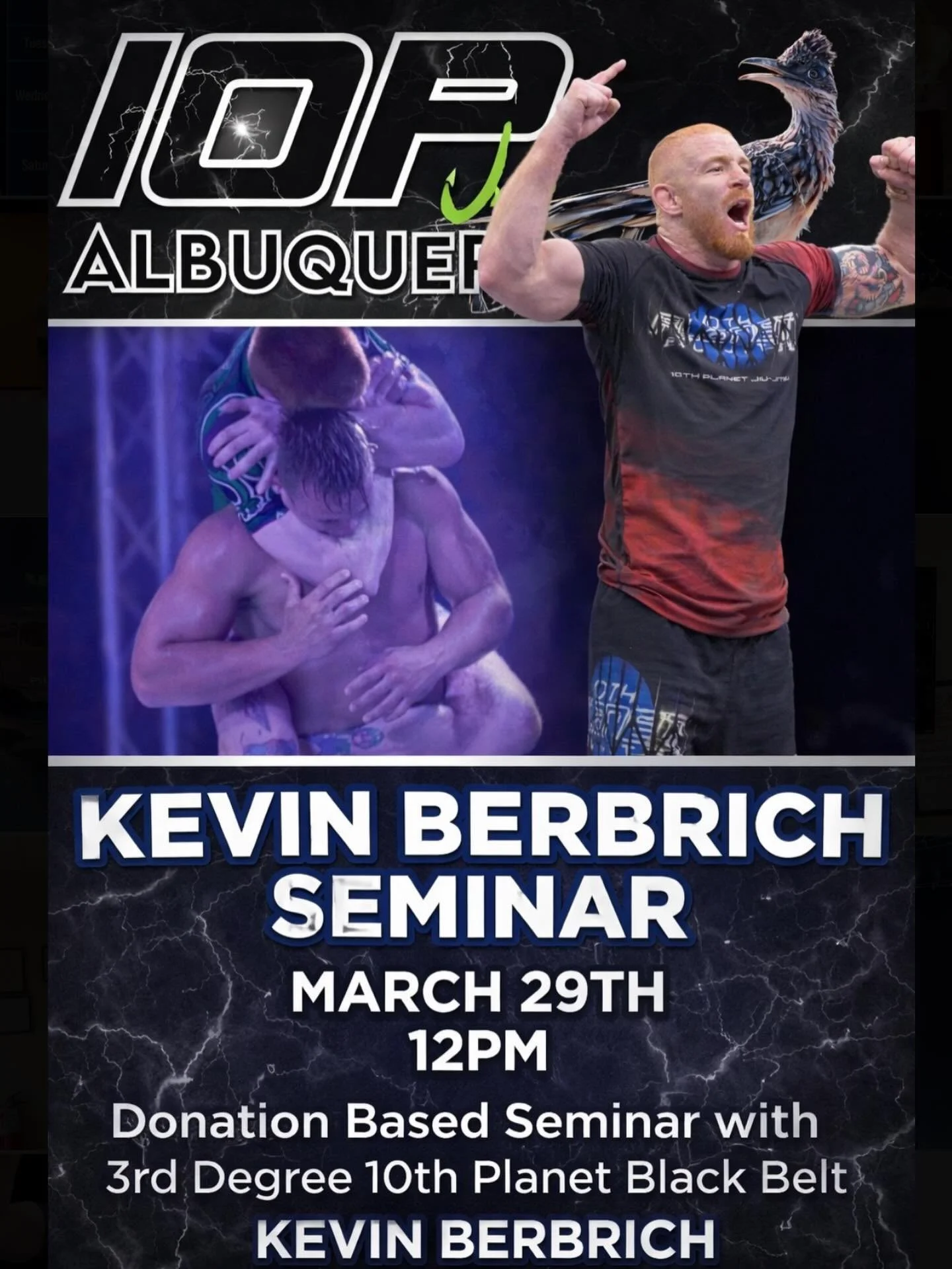 Oh snap! The homie @truckmaster_flex is gonna be in town in a few weeks and wants to share some technique. 

Come level up your game! 
#10p4l #10wo #abq #nogiallday #albuquerque