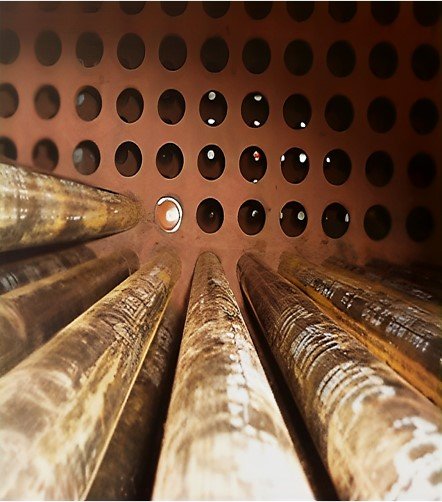 imagen equipo interno intercambiador de calor .