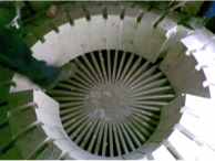 instalacion de piezas especiales en cap del reformador secundario