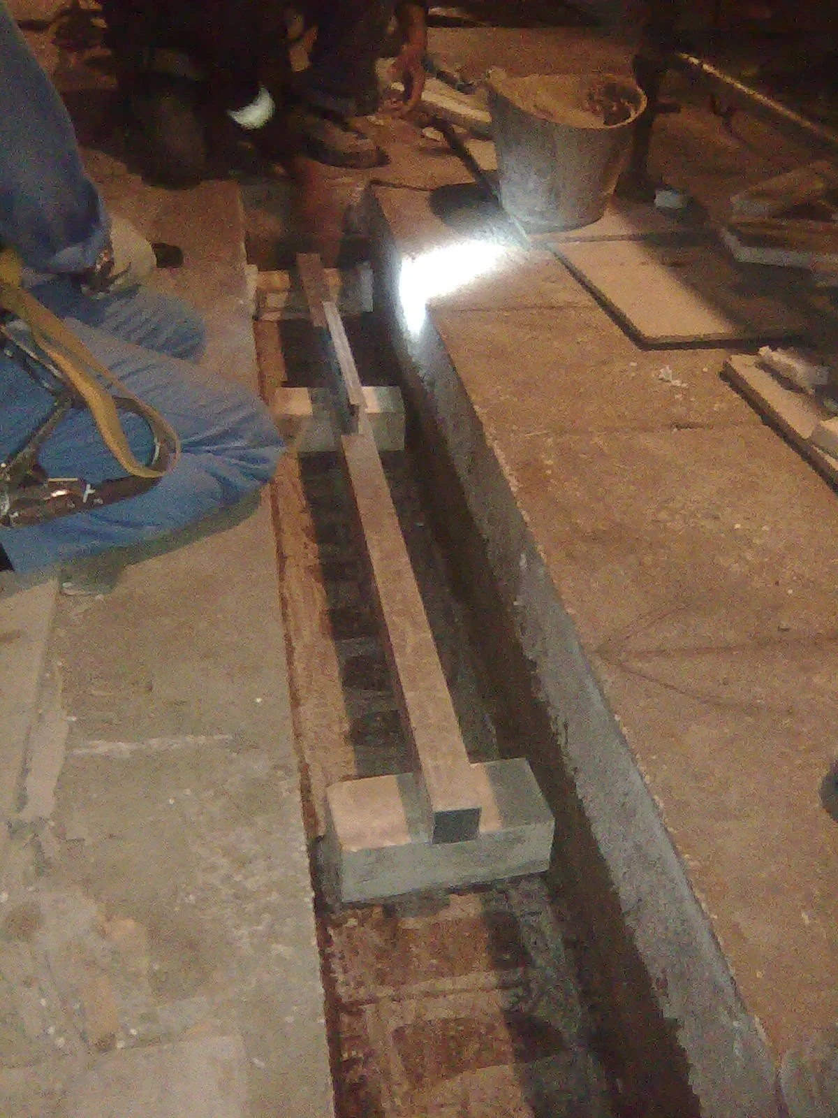 pasillo ladrillos horno