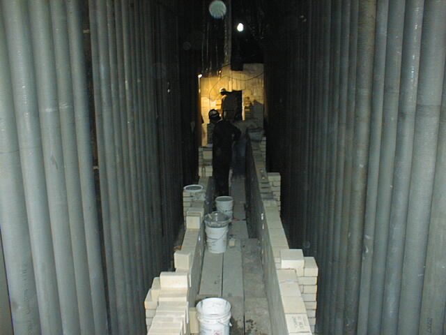 	
instalacion de ladrillos refractarios en pasillo de horno en refineria petrolera