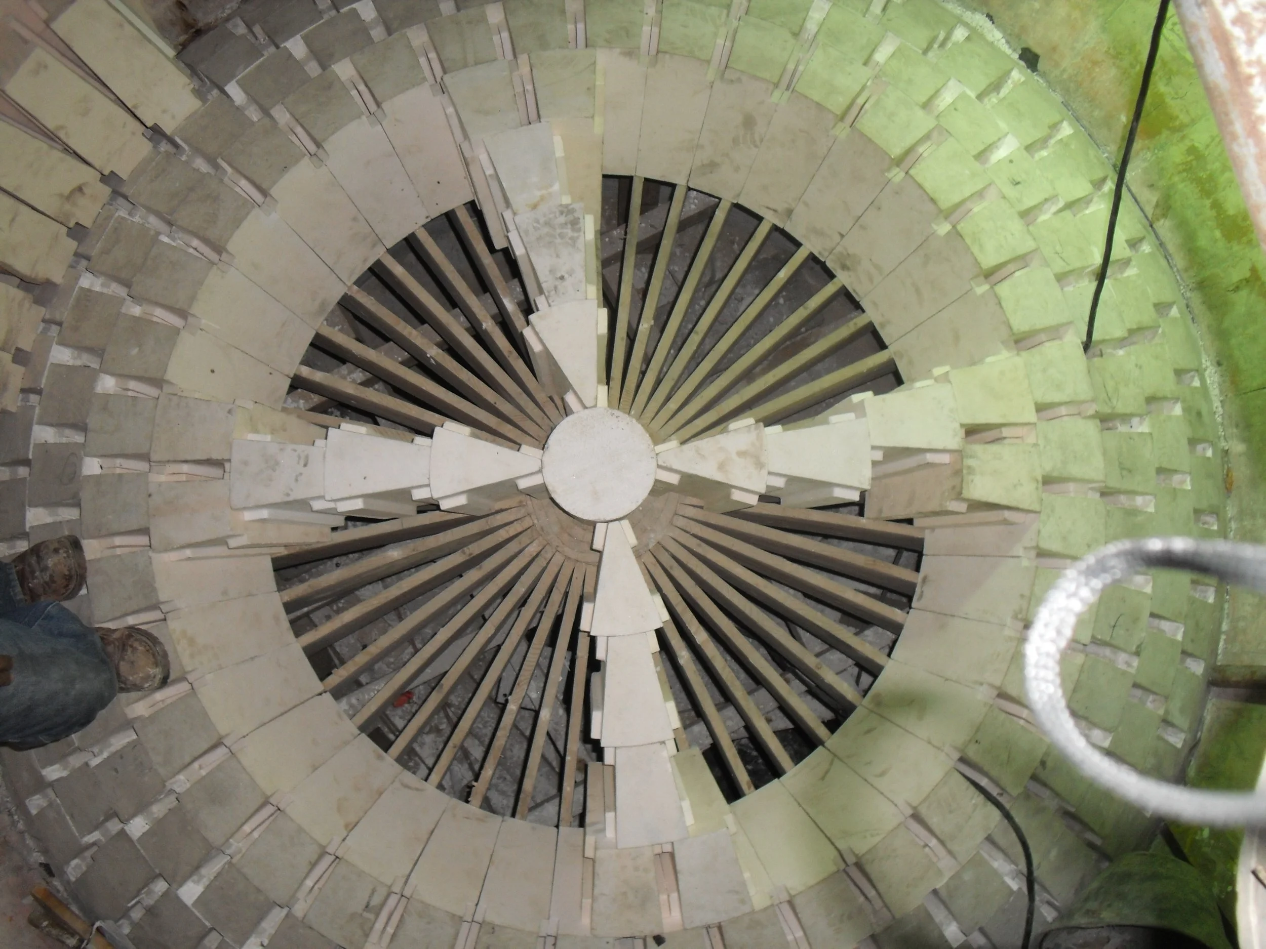 instalacion de piezas especiales en cap del reformador secundario