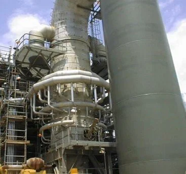 planta industrial petrolera.