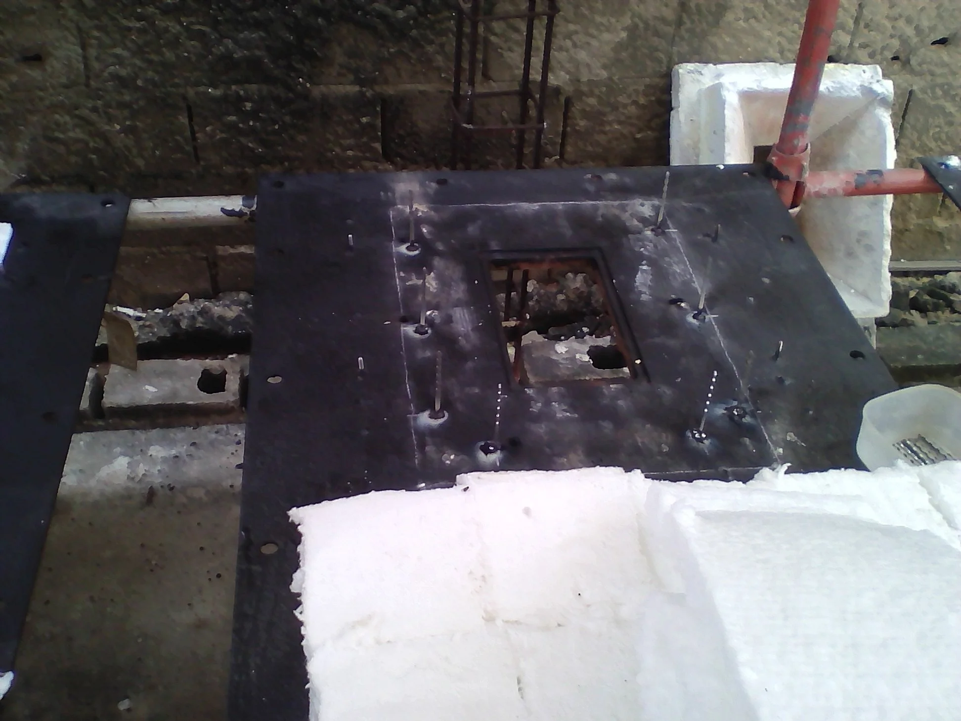 trabajos de reparacion interior horno caldera refineria