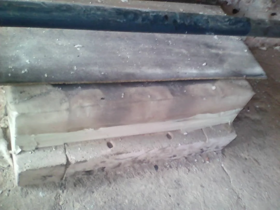 trabajos de reparacion interior horno caldera refineria