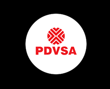 Logo de PDVSA en un fondo blanco