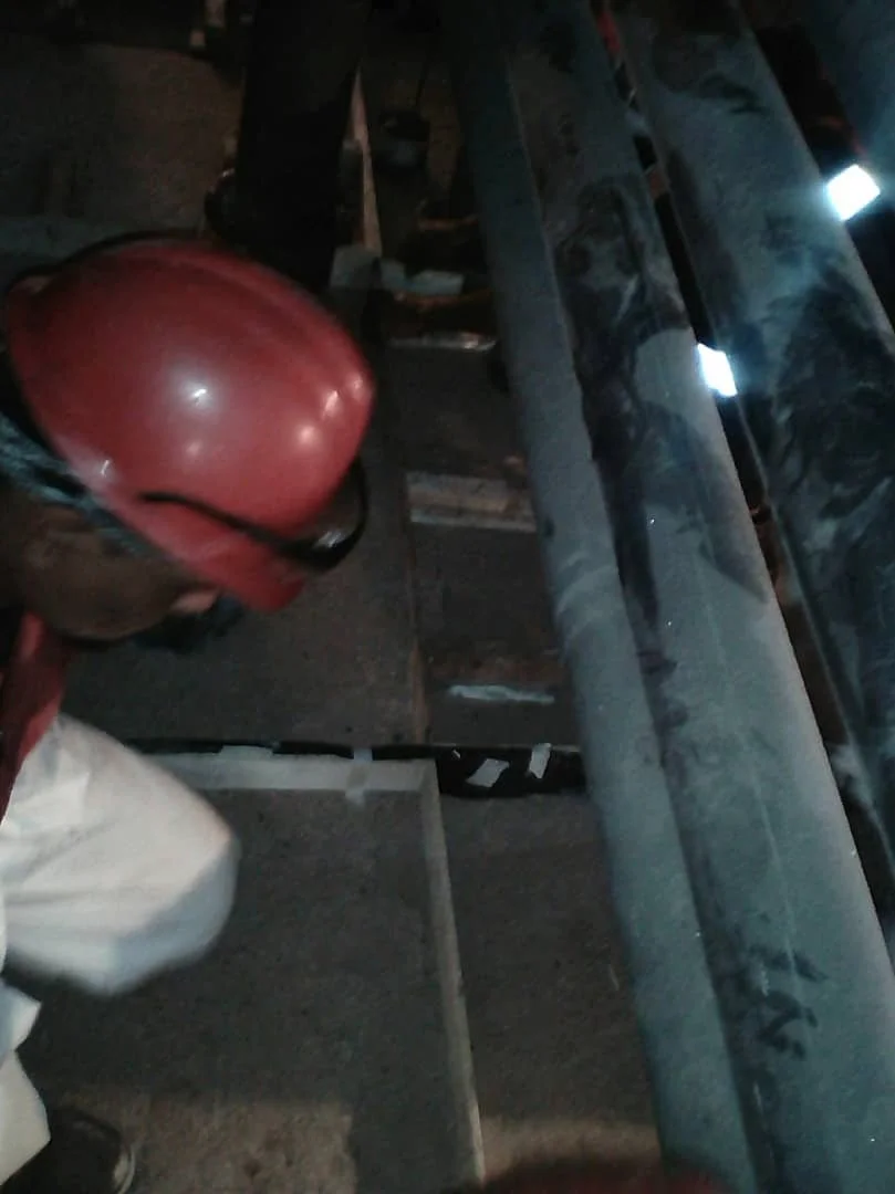 trabajos de reparacion interior horno caldera refineria