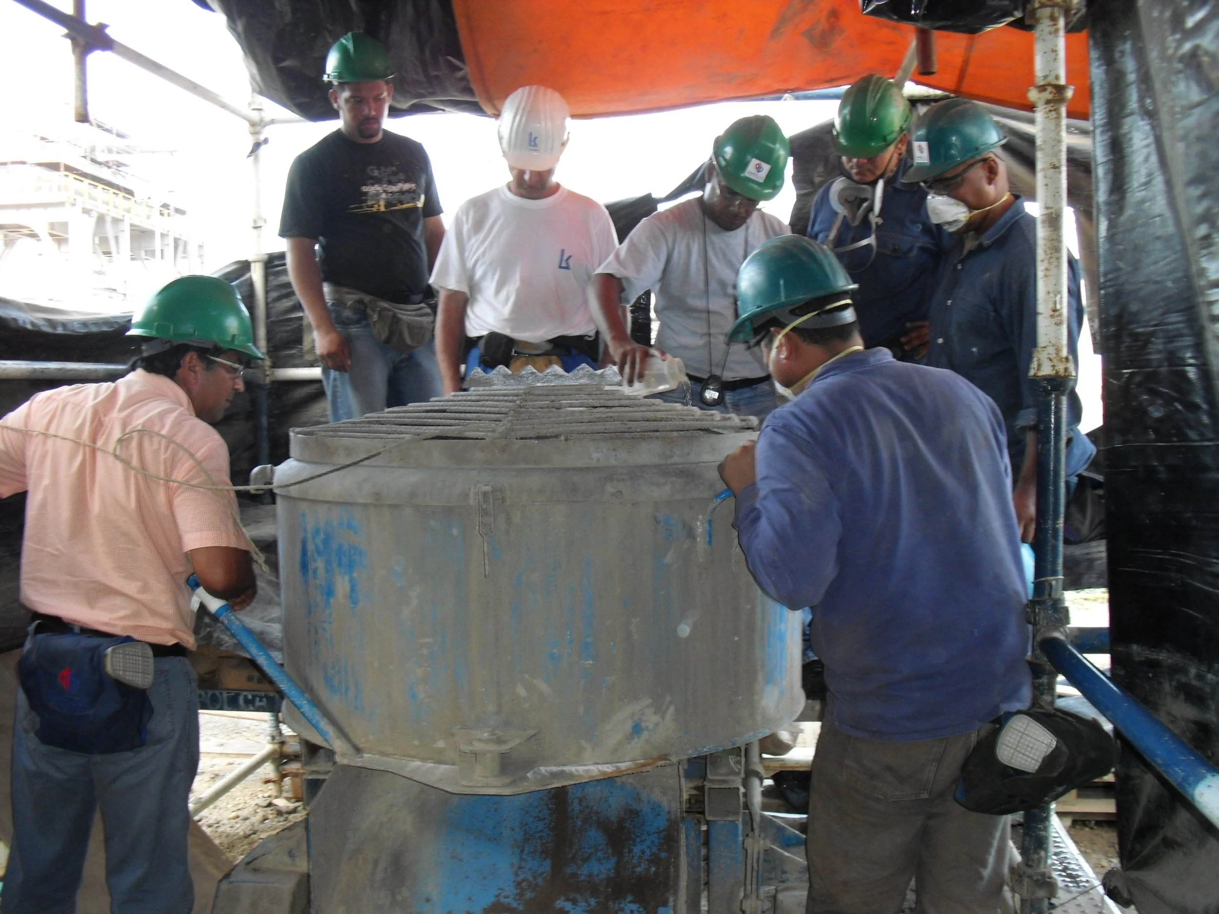 trabajos en vaciado de reformador secundario