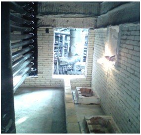 trabajos de reparacion interior horno caldera refineria