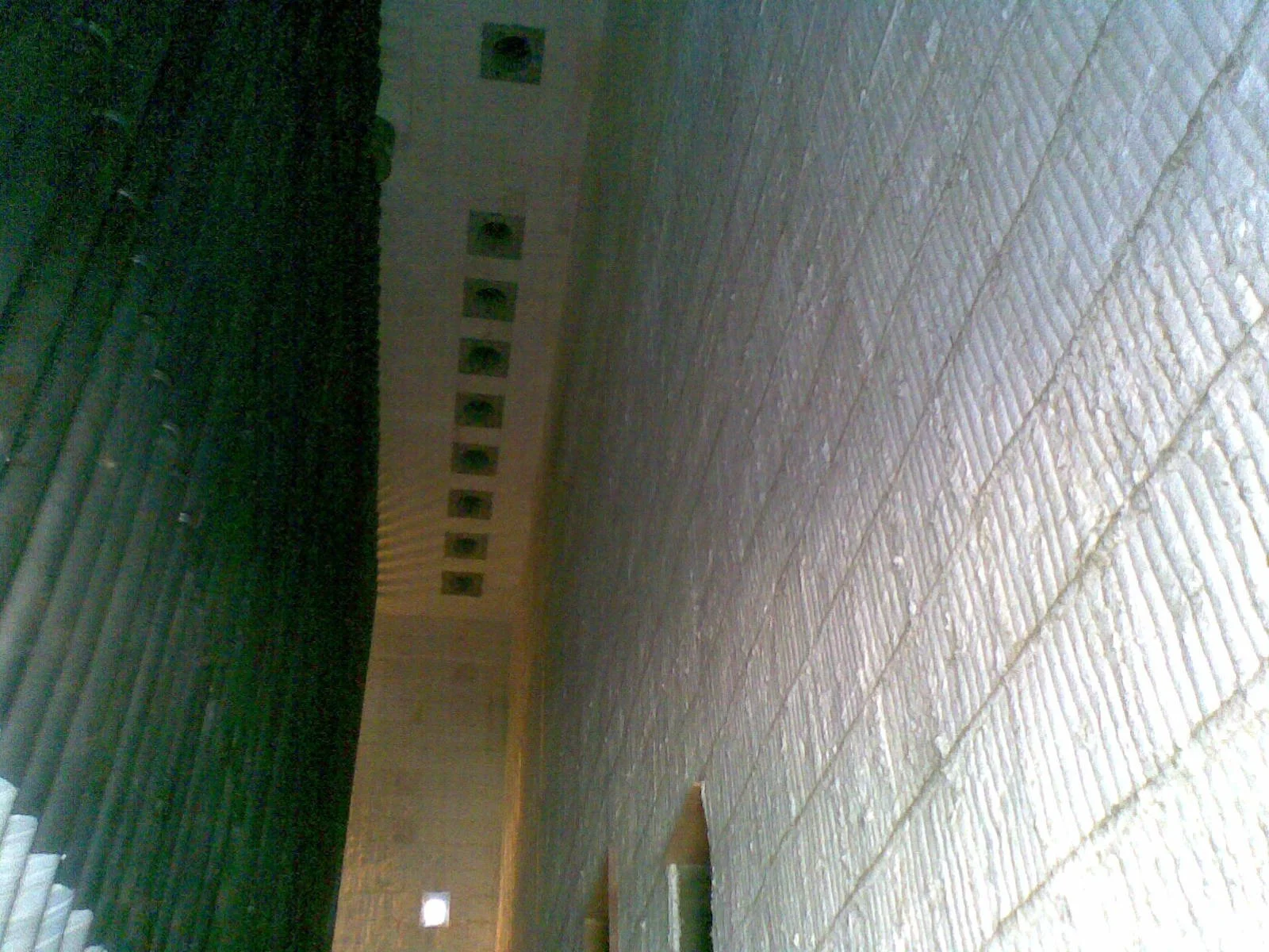 pared fibra ceramica en horno