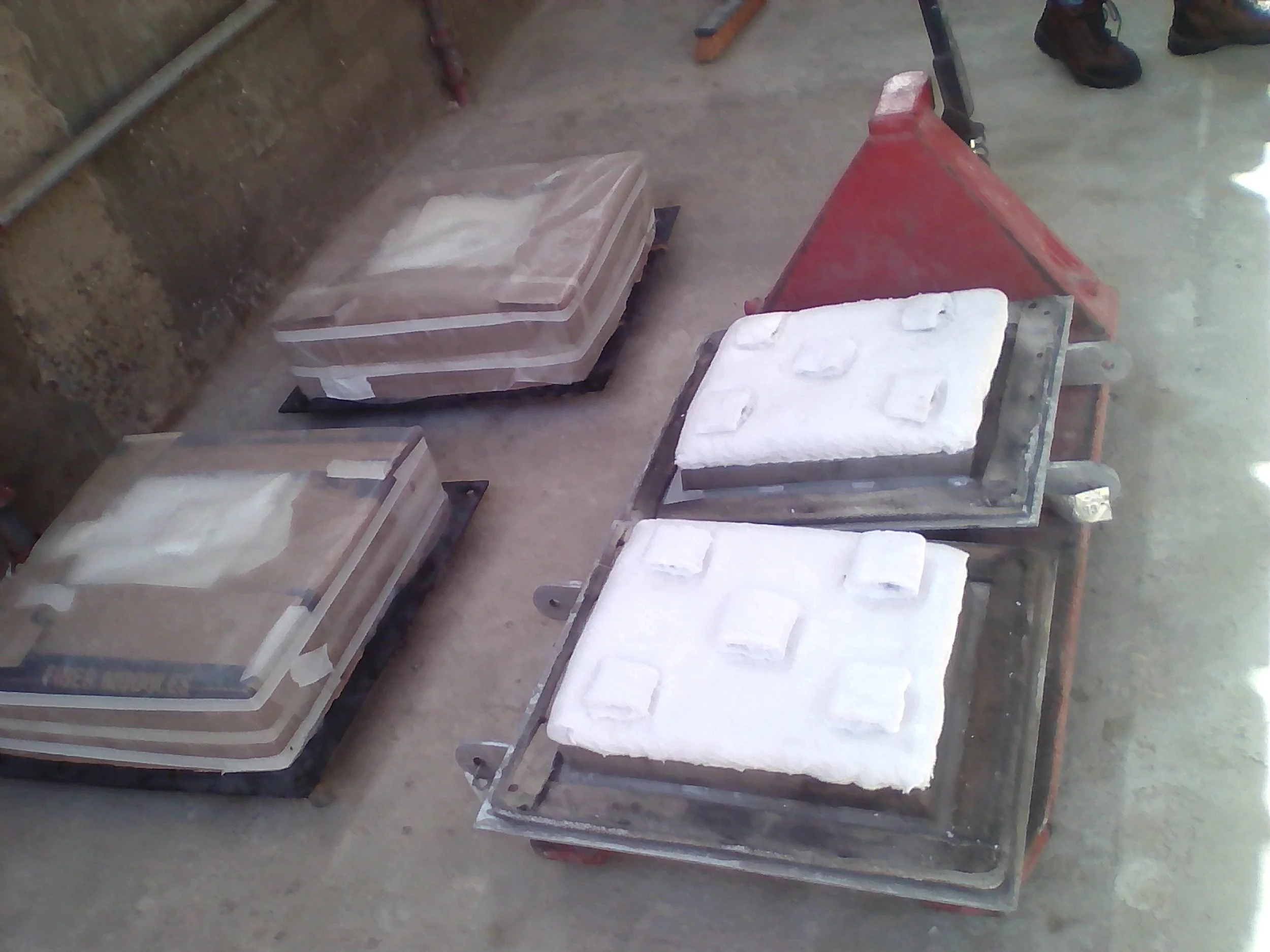 trabajos de reparacion interior horno caldera refineria