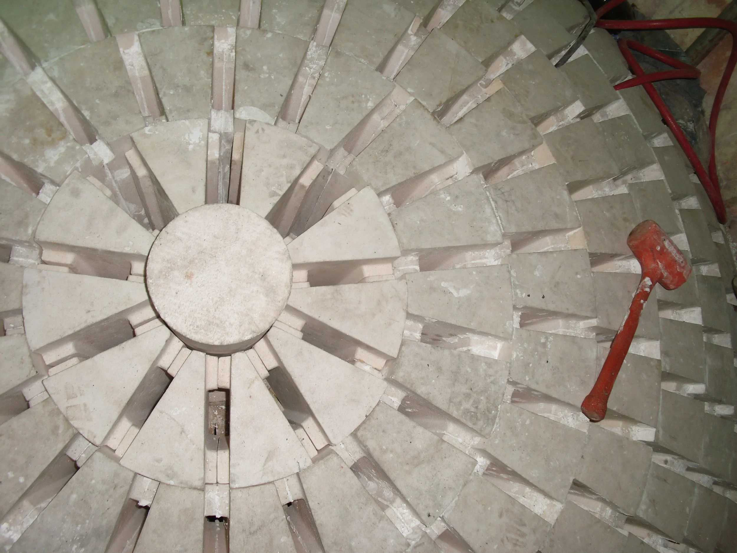 instalacion de piezas especiales en cap del reformador secundario