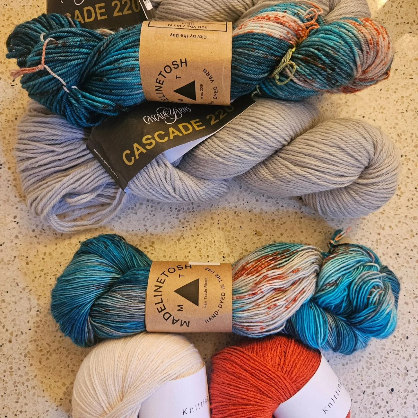 I'm so excited for the colorwork projects I have planned for this gorgeous &quot;City By the Bay&quot; @madelinetosh hand-dyed yarn &mdash; it's an exclusive for @theimagiknit for this year's @bayareayarncrawl inspired by the Golden Gate bridge.

#kn