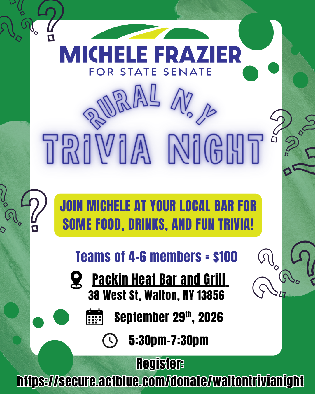 Walton Rural N.Y. Trivia Night