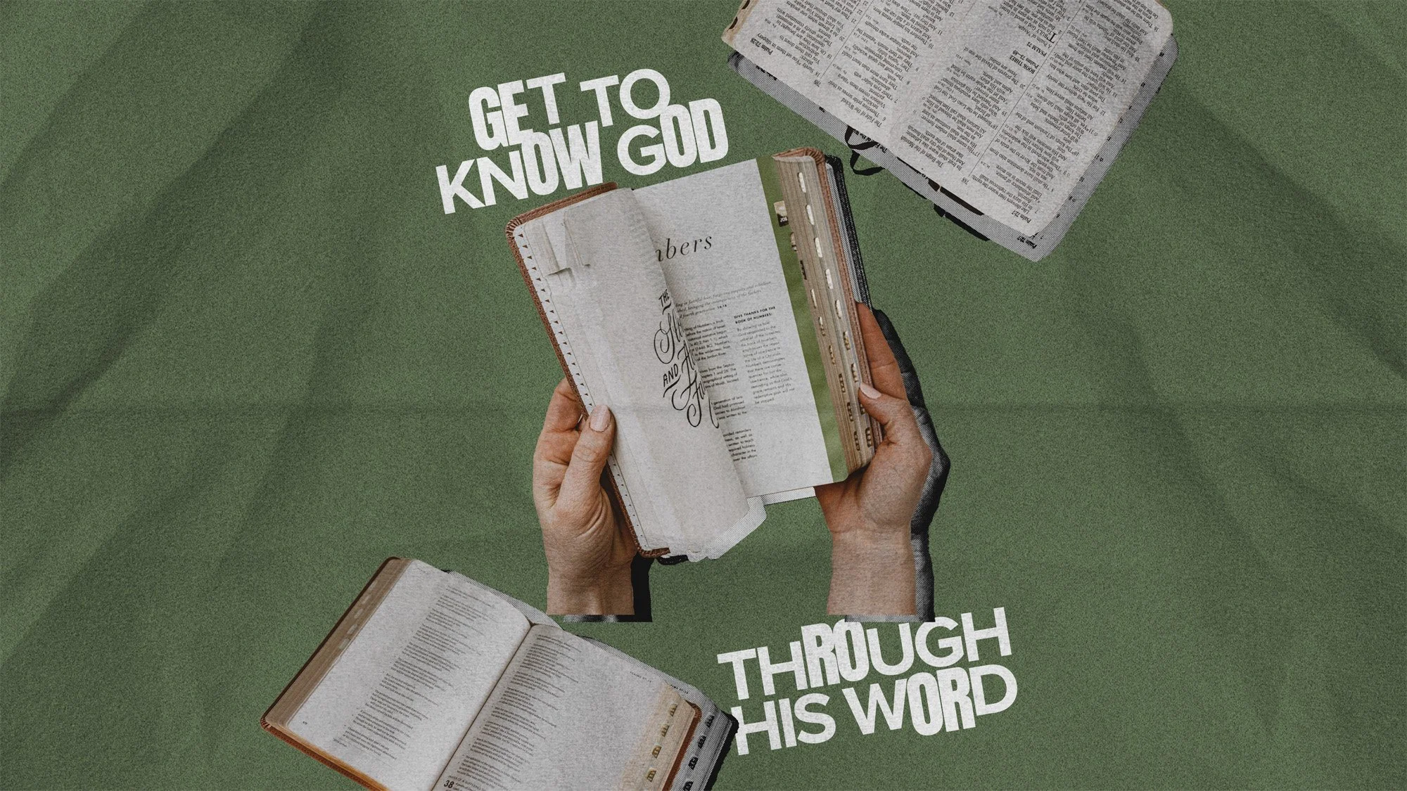 God has revealed Himself to us in the Bible. Want to know Him more? Start there.