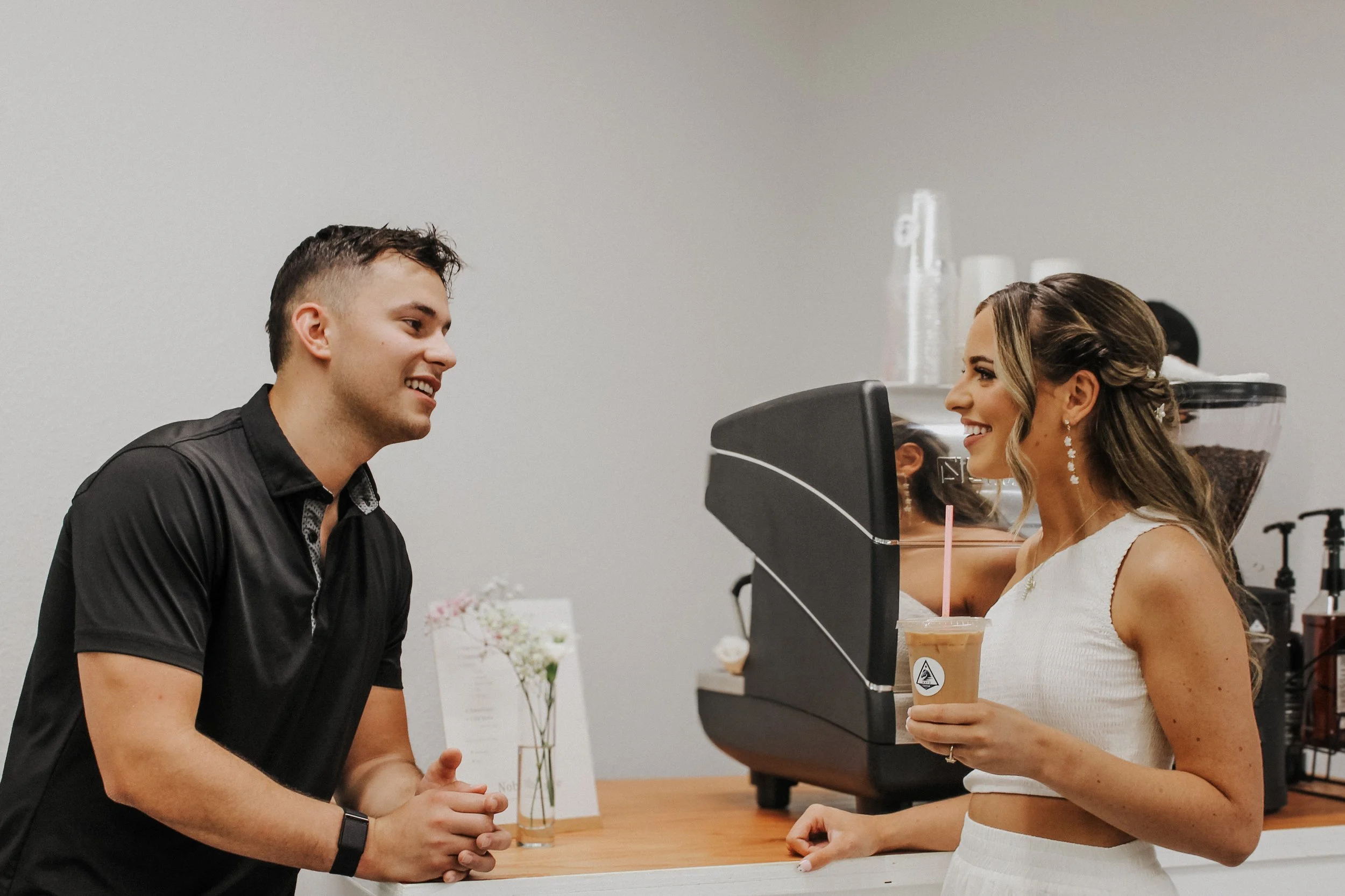 coffee cart wedding dfw