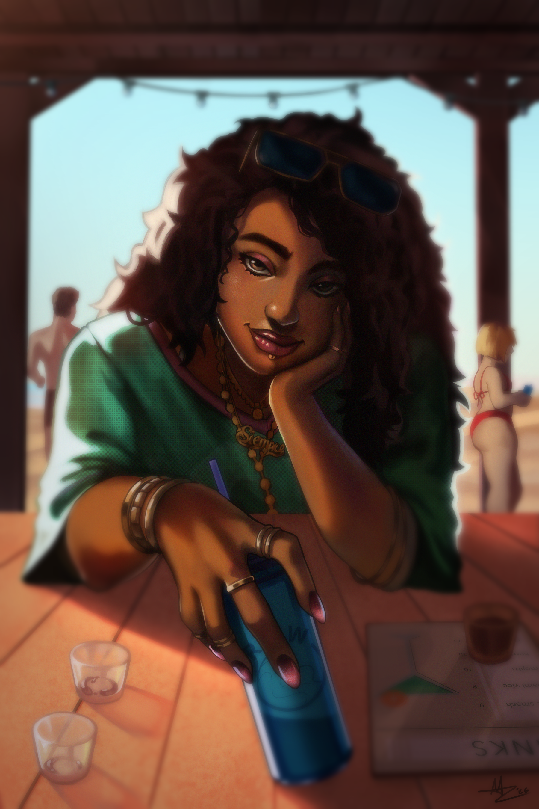GTA 6 Cover Girl Fanart