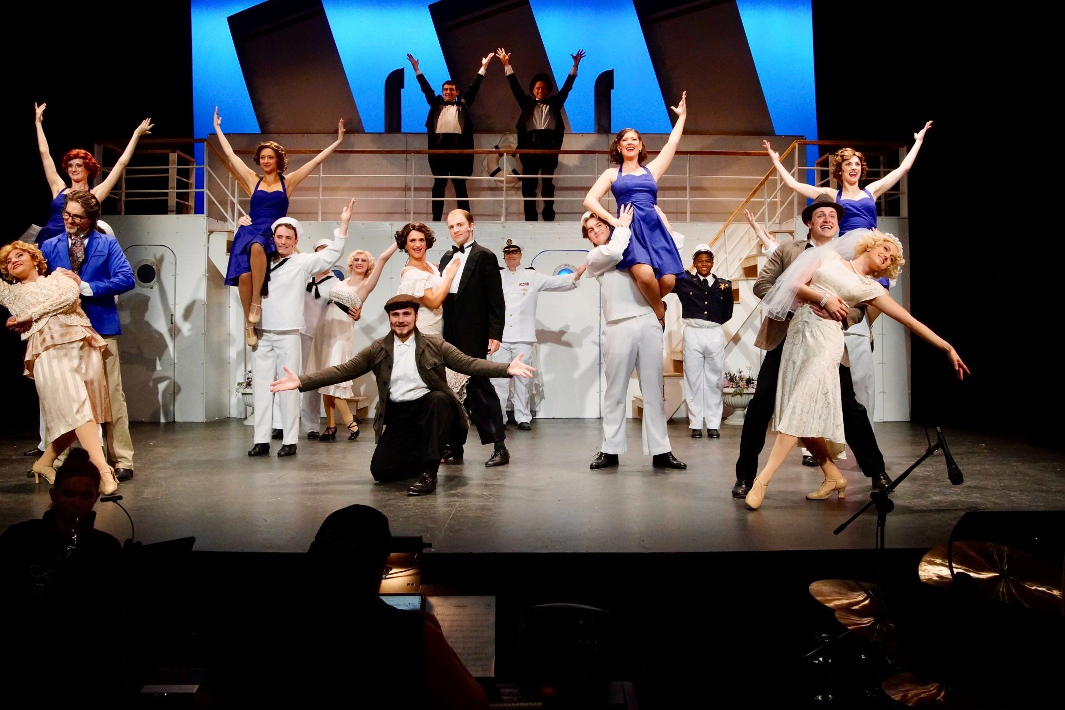 June 2024 - Colin opened the Woodstock Playhouse 2024 season as Evelyn Oakleigh in Anything Goes, directed and choreographed by Randy Conti.