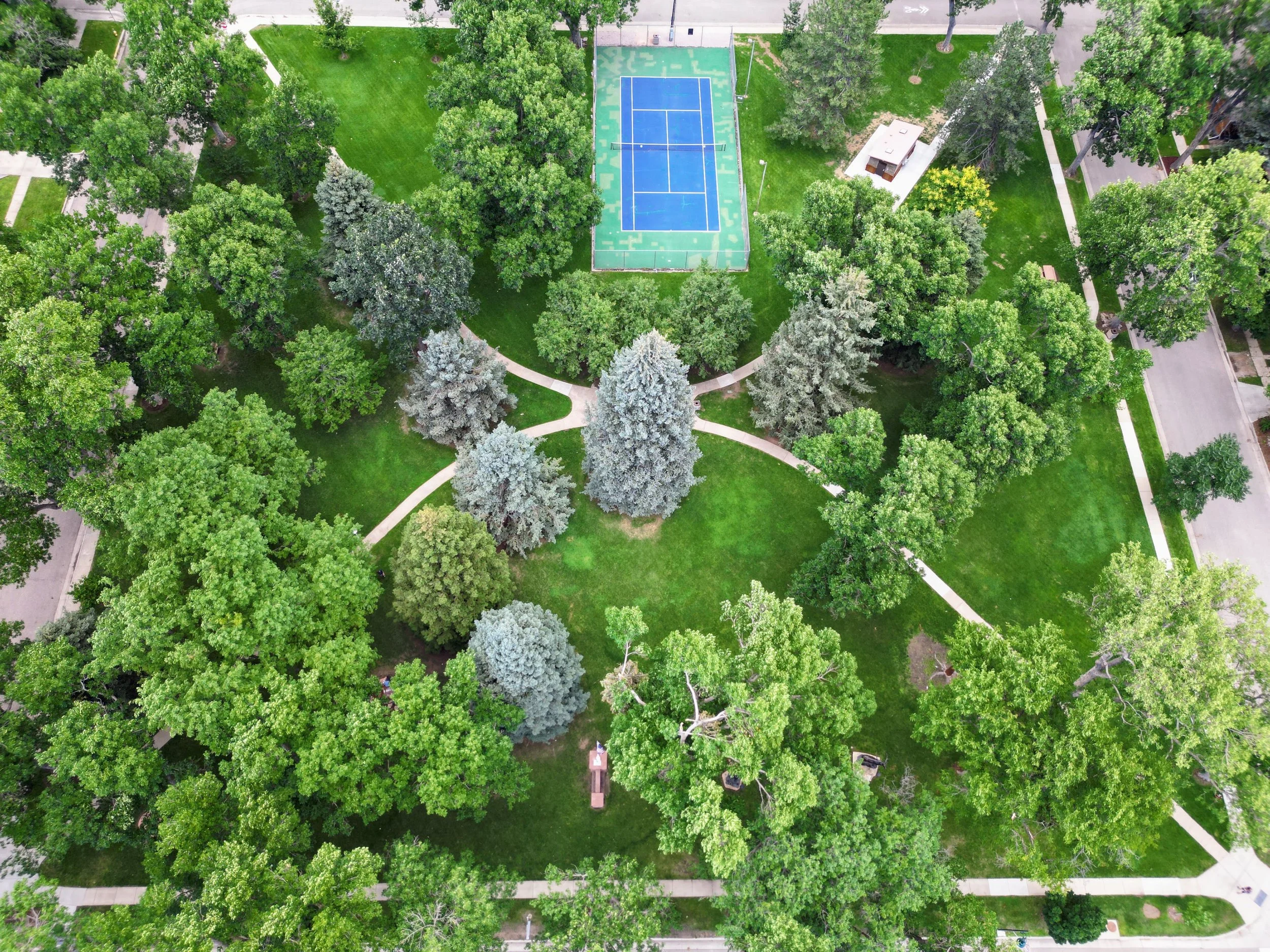  Aerial view Fickle Park 