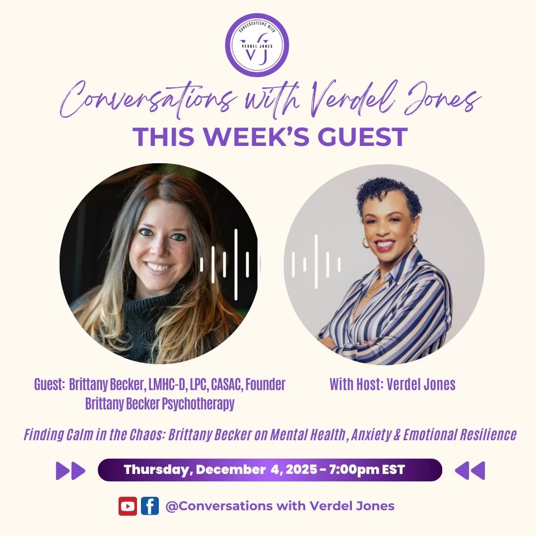 I&rsquo;m so excited to share with you all my recent appearance on the Conversations with Verdel Jones show that will be airing online this Thursday, 12/4, at 7pm! Thank you to @verdel_jones @shareinformenlighten for inviting me to be a part of your 