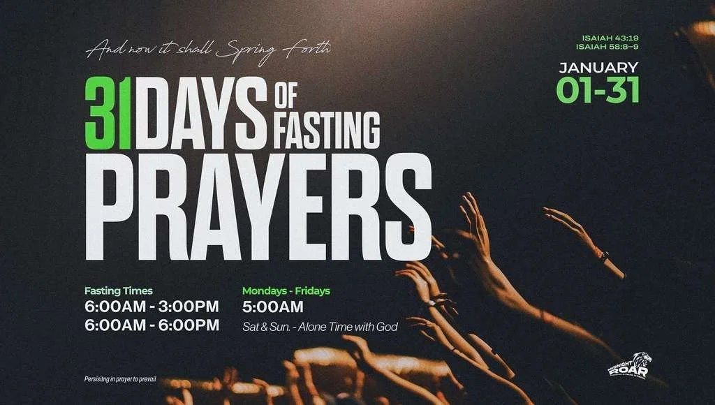 31 Days of Fasting & Prayer 