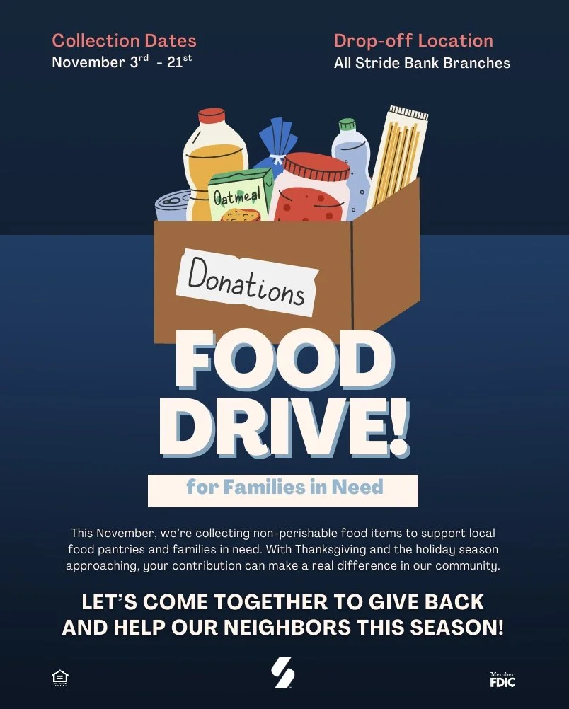 Stride Bank Food Drive