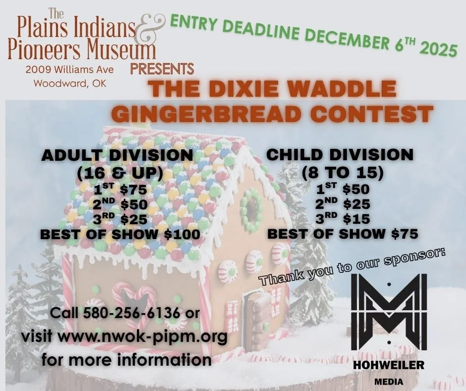 Plains Indians &amp; Pioneers Museum Dixie Waddle Gingerbread Contest