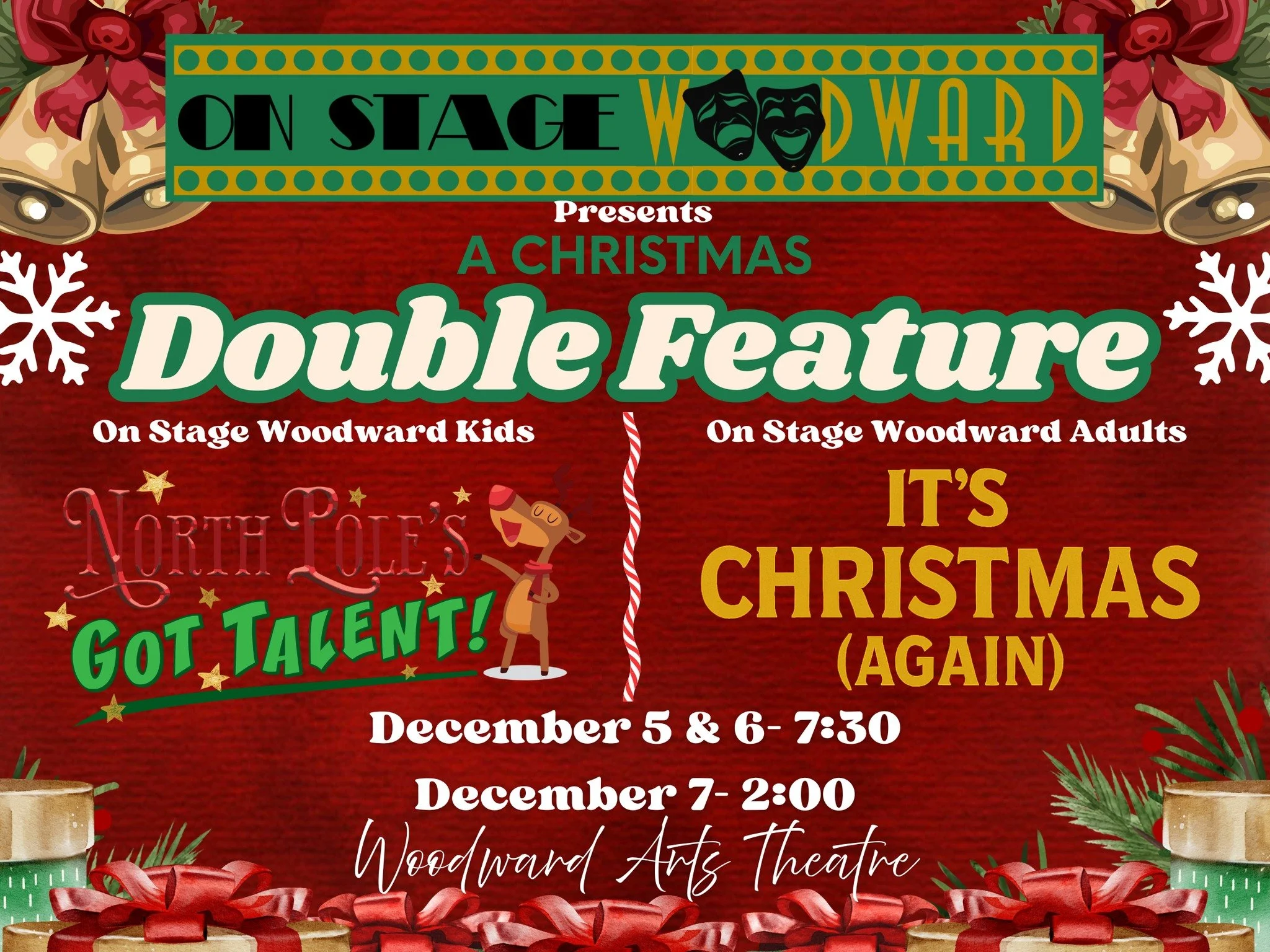 On Stage Woodward Presents a Christmas Double Feature 