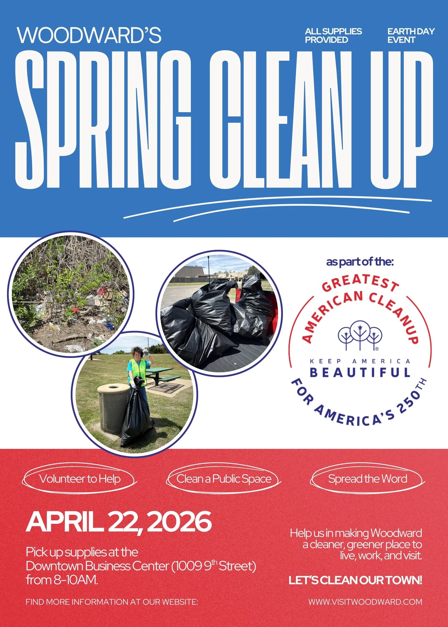 Woodward’s Spring Clean Up
