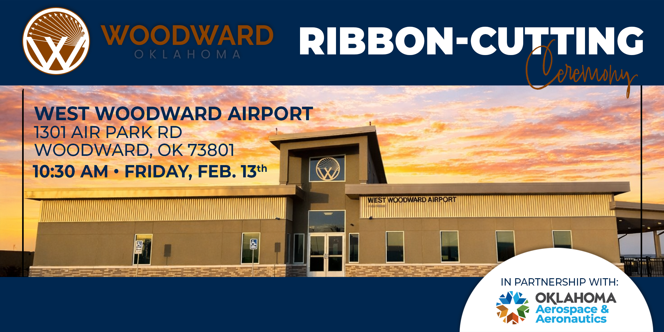 West Woodward Airport Ribbon Cutting