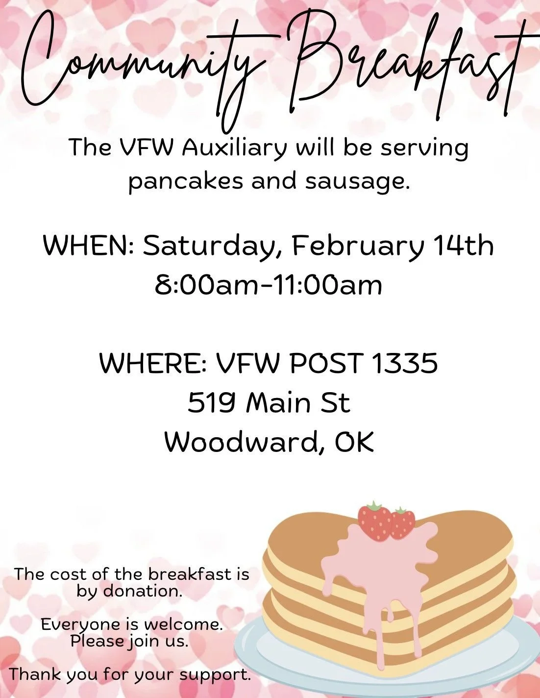 VFW Auxiliary Community Breakfast