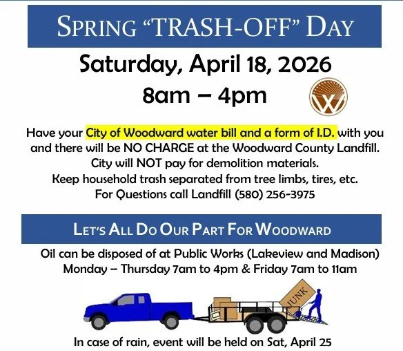 Spring “Trash - Off” Day