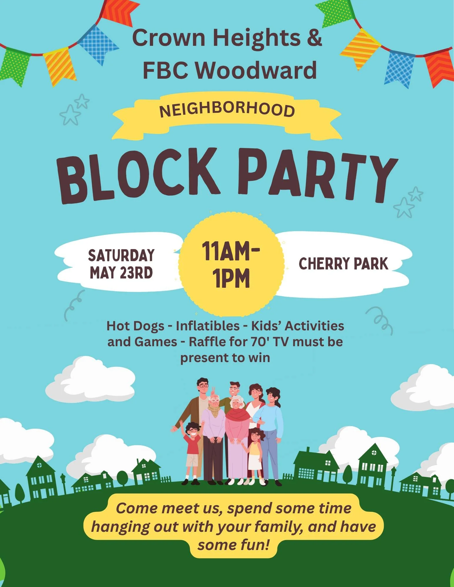 Crown Heights and FBC Woodward Neighborhood Block Party