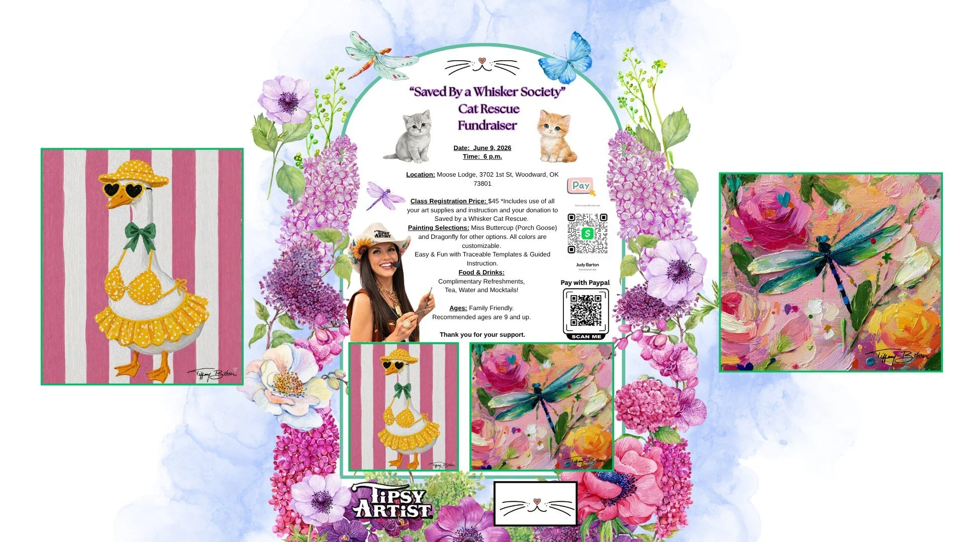 “Saved By a Whisker Society” Cat Rescue Fundraiser