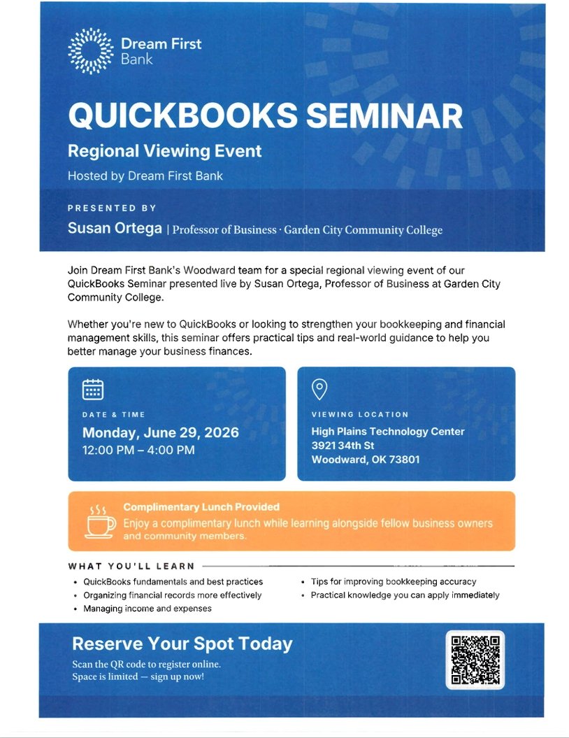 QuickBooks Seminar - Hosted By Dream First Bank