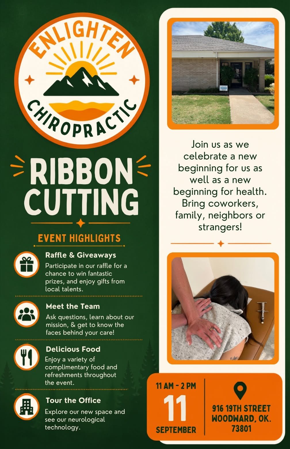 Enlighten Chiropractic Ribbon Cutting