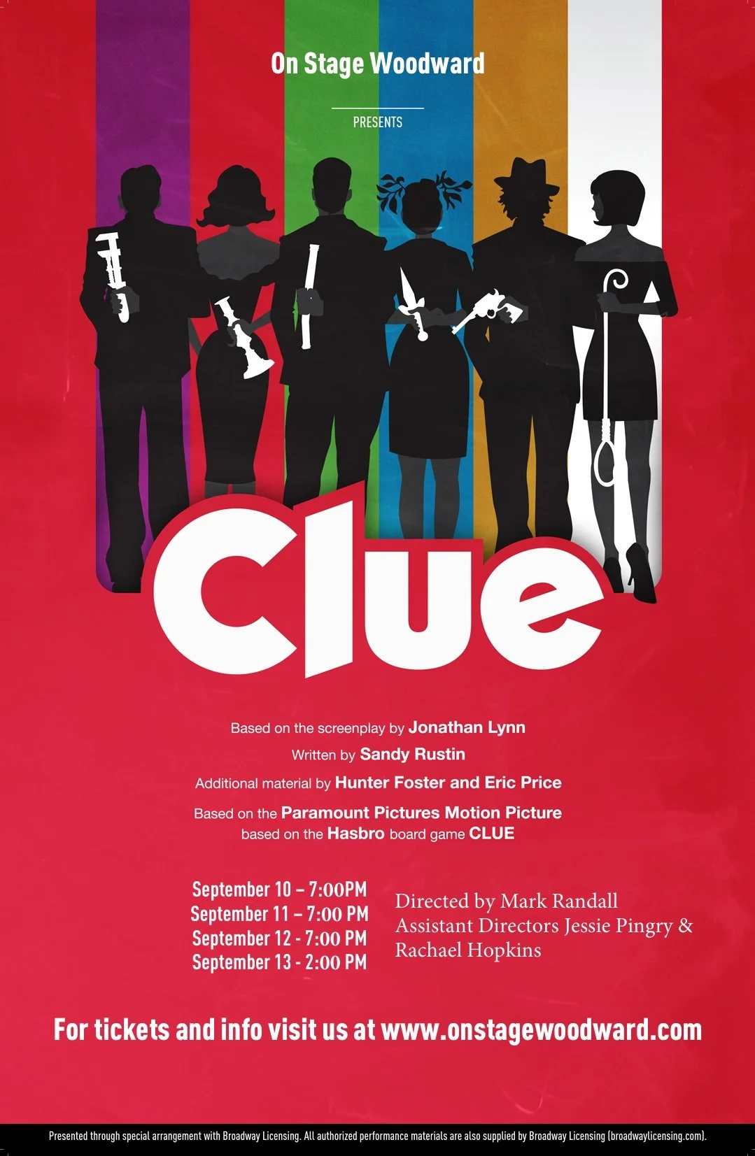 On Stage Woodward Presents Clue