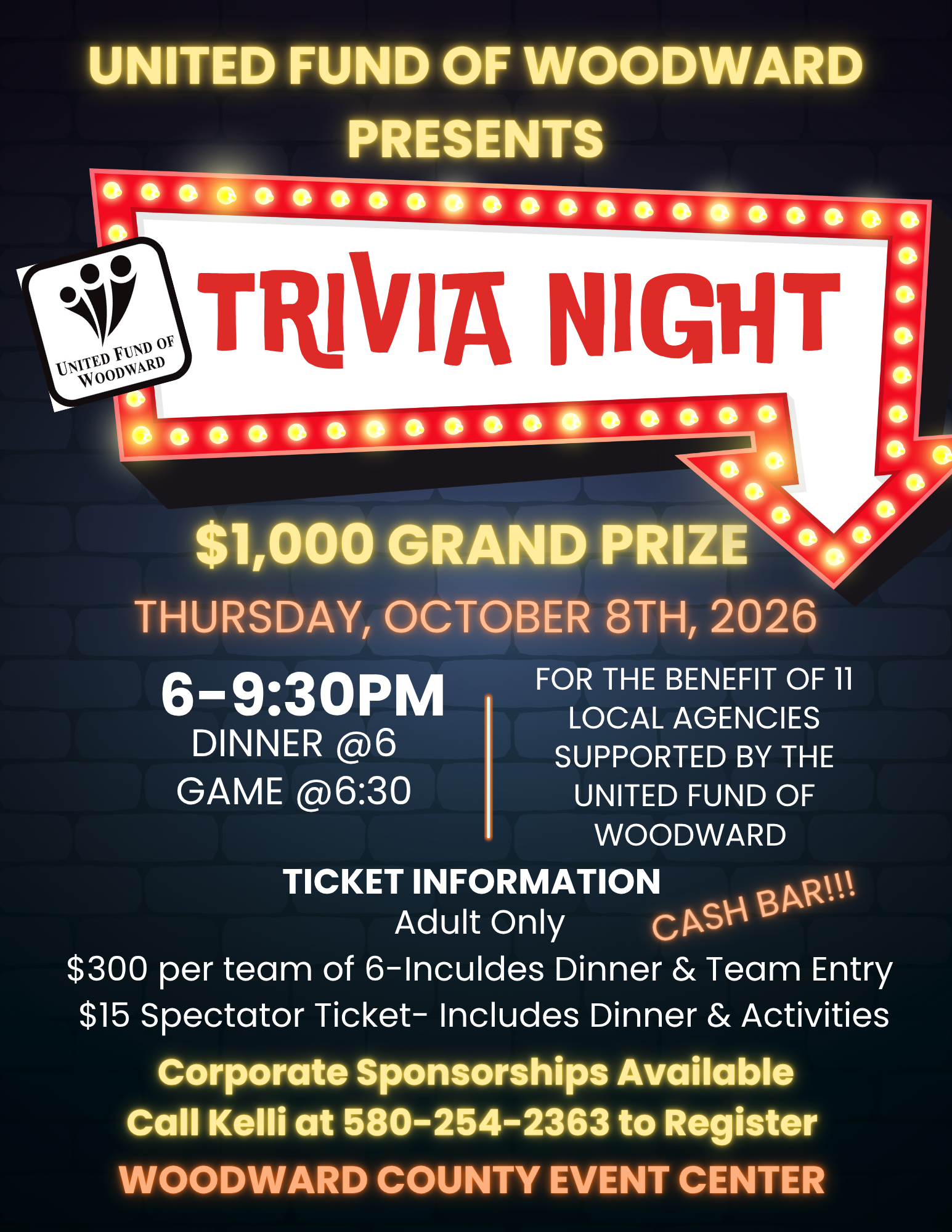 United Fund of Woodward Trivia Night