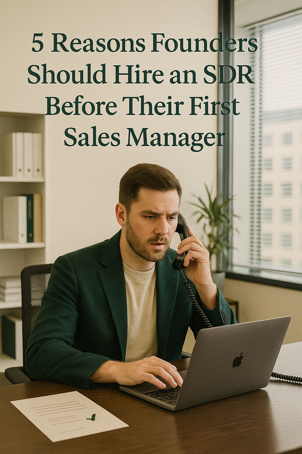 5 Reasons Founders Should Hire an SDR Before Their First Sales Manager